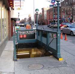 Photo of Bergan Street Station entrance